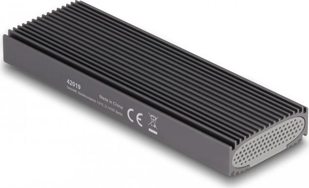 DeLOCK Externes Gehäuse für M.2 NVMe/SATA SSD, USB-C