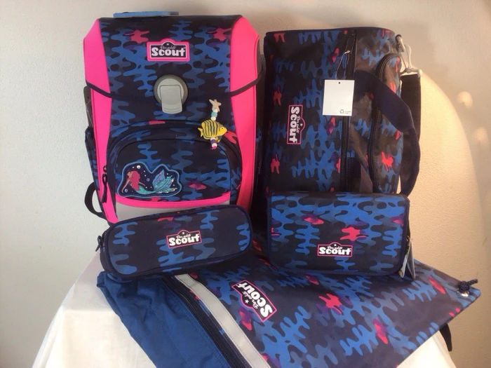 Scout Scout Neo DIN Magic Sea Schultaschen-Set, 4-tlg.