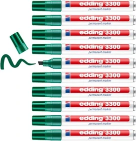 edding 3300 Permanentmarker grün, 10er-Pack