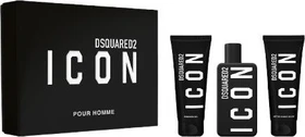 DSquared2 Icon Pour Homme EdP 100ml + Duschgel 100ml + Aftershave 100ml Duftset