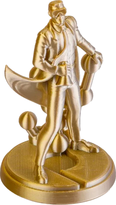Polymaker Panchroma Dual Silk PLA, Crown (Gold-Silver), Spule, 1.75mm, 1.00kg