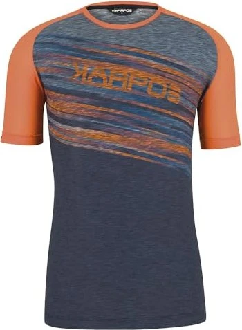 Karpos Croda Rossa Evo Funktionsshirt kurzarm outer space/scarlet (Herren)