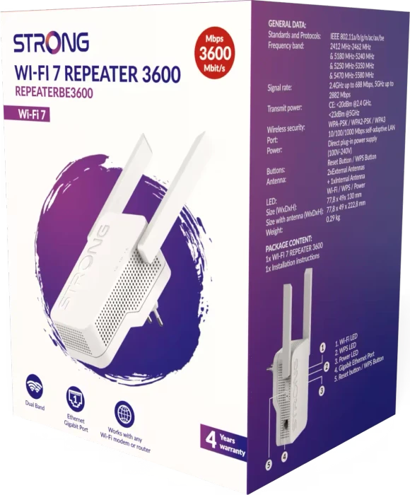 Strong Wi-Fi 7 Repeater 3600