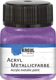 Kreul Acryl Metallicfarbe, flieder, 20ml