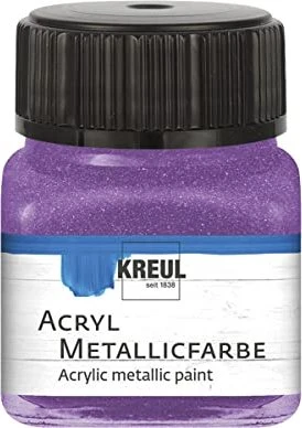 Kreul Acryl Metallicfarbe, flieder, 20ml