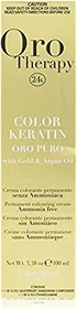 Fanola Oro Therapy Oro Puro Color Keratin Haarfarbe 8.13 hellblond beige, 100ml