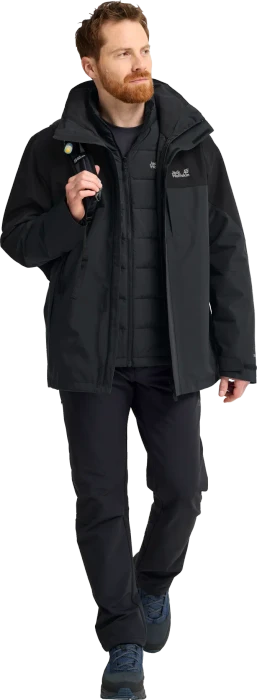 Jack Wolfskin Romberg 2 3in1 Funktionsjacke phantom (Herren)