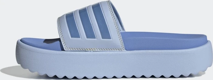 adidas Platform Adilette blue dawn/blue fusion metallic (Damen)