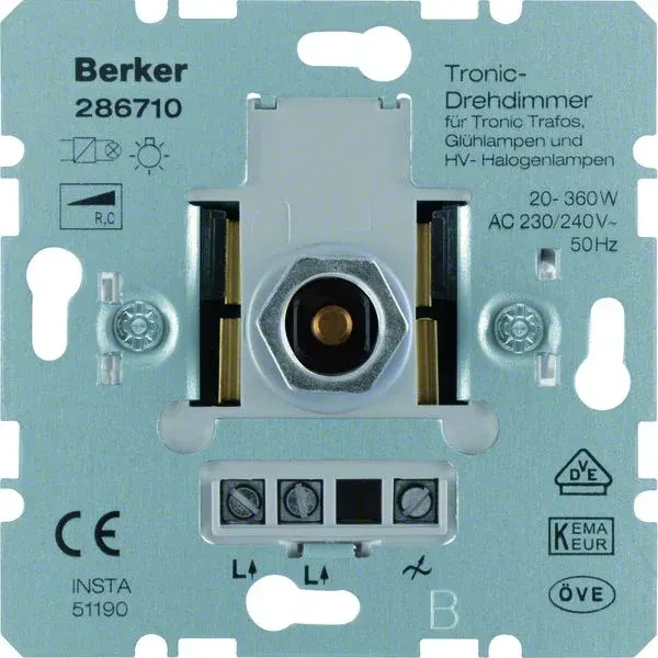 Berker Tronic-Drehdimmer 360W Lichtsteuerung