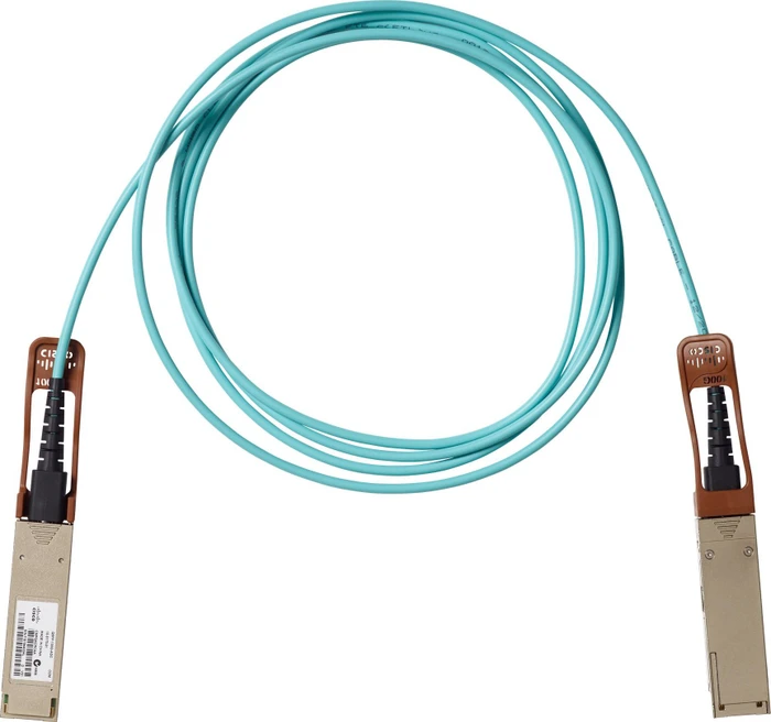 Cisco QSFP-100G 100GBase Active Optical Cable 100G 2m LAN-DAC, Lichtwellenleiter-Duplex, QSFP28