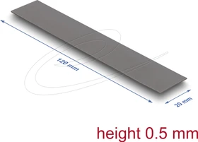 DeLOCK M.2 Wärmeleitpad 120x20x0.5mm, 1 Stück
