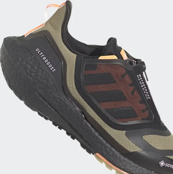 adidas Ultraboost 22 GTX orbit green/night metallic/beam orange (Herren)