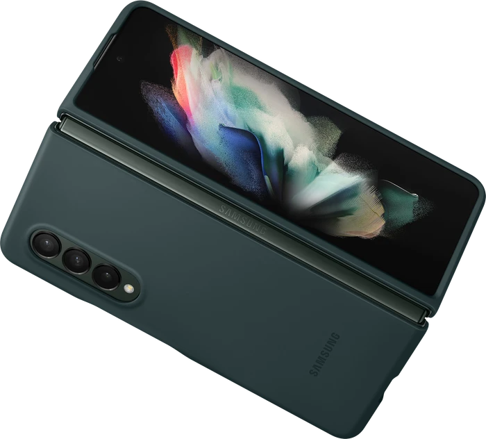 Samsung Silicone Cover für Galaxy Z Fold 3 5G grün