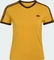 adidas 3-Streifen Slim T-Shirt kurzarm preloved yellow/aurora coffee (Damen) Vorschaubild