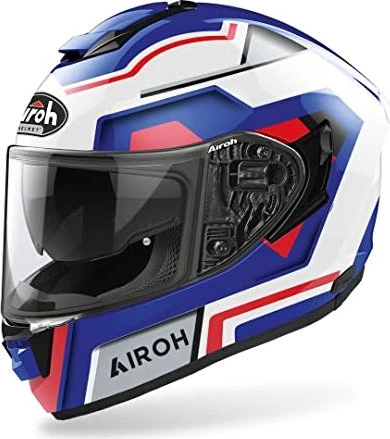 Airoh ST.501 Square weiß/blau/rot