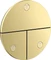 Hansgrohe Axor ShowerSelect ID rund Kontrollfeld Ventil für 3 Verbraucher brushed brass Vorschaubild