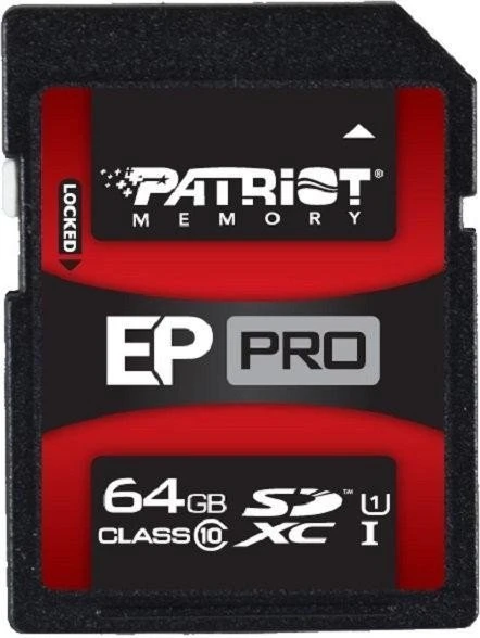 Patriot EP Pro R90/W50 64GB, UHS-I, Class 10
