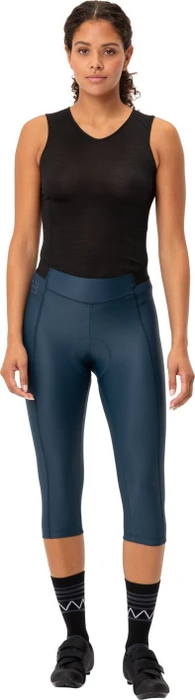 Vaude Posta Tights Fahrradhose 3/4 dark sea (Damen)