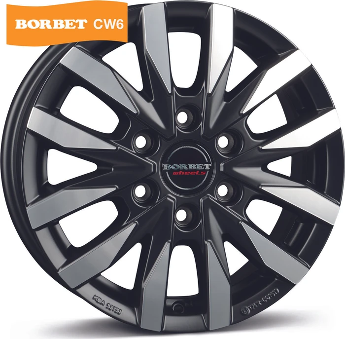 Borbet CW6 6.5x16 6/130 ET62 (verschiedene Farben)
