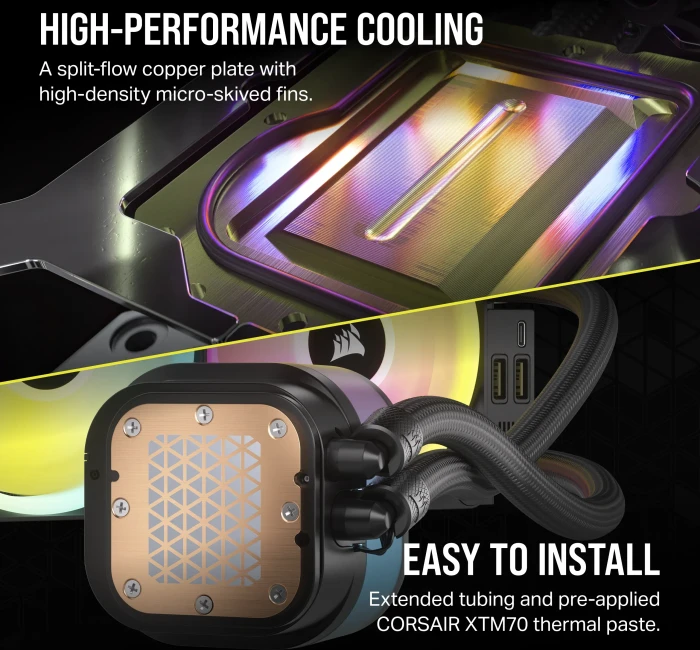 Corsair iCUE LINK H100i LCD RGB