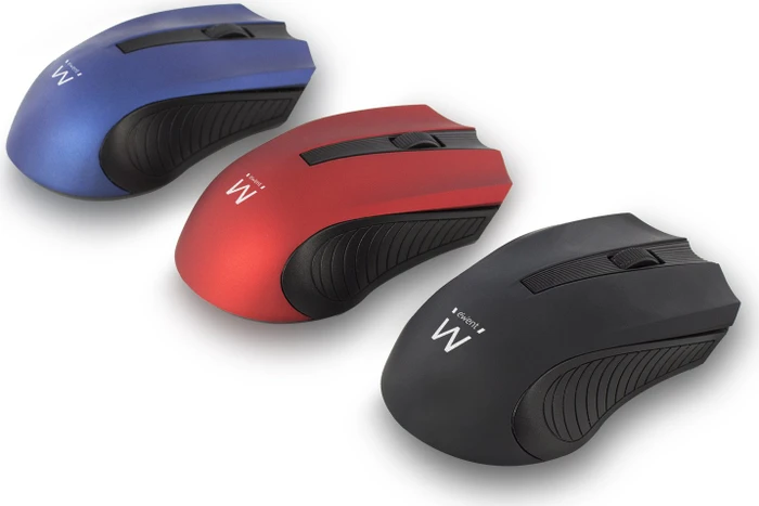 Ewent Wireless Optical Mouse 1000dpi schwarz, USB