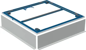 Geberit Installationsrahmen für Setaplano Duschfläche bis 100cm, für vier Füße, 90x90cm