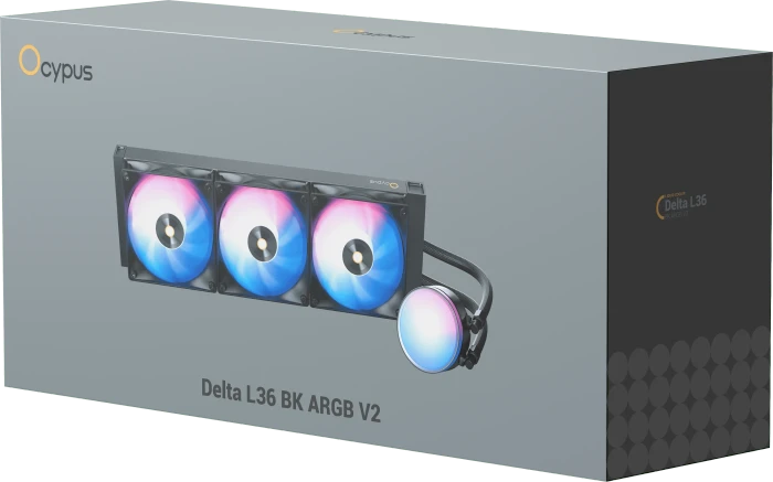 Ocypus Delta L36 BK ARGB V2, schwarz
