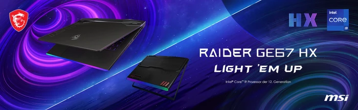 MSI Raider GE67 HX 12UHS-026, Core i9-12900HX, 32GB RAM, 2TB SSD, GeForce RTX 3080 Ti, DE