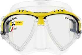 Cressi Matrix Tauchermaske transparent/gelb