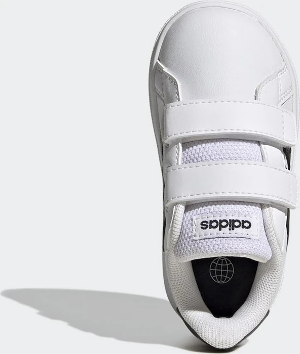 adidas Grand Court Lifestyle Hook and Loop cloud white/core black (Junior)