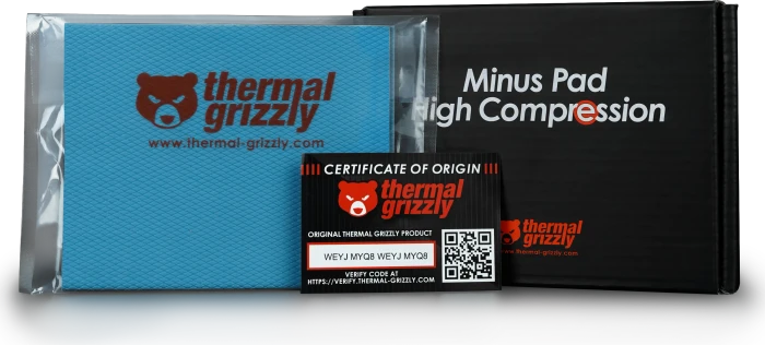 Thermal Grizzly Minus Pad High Compression 120x100x5mm