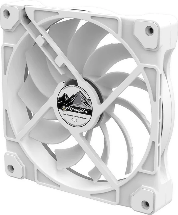 Alpenföhn Wing Boost 3 ARGB White Edition Triple, weiß, LED-Steuerung, Fernbedienung, 140mm, 3er-Pack