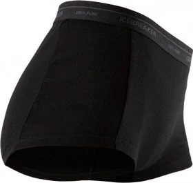 Icebreaker Everyday Boy Shorts Boxer Briefs schwarz (Damen)