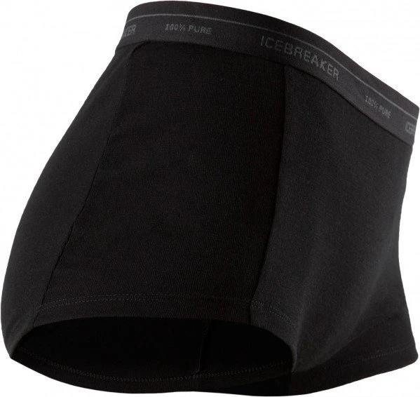 Icebreaker Everyday Boy Shorts Boxer Briefs schwarz (Damen)