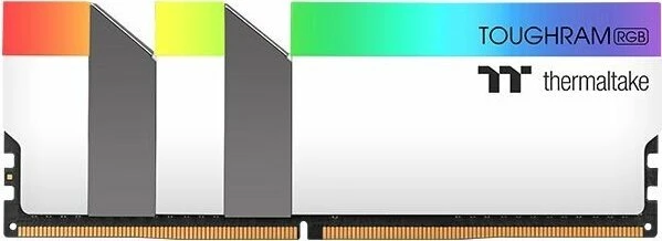 Thermaltake Toughram RGB Memory White UDIMM 16GB Kit, DDR4-3200, CL16-18-18-38