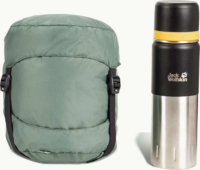 Jack Wolfskin Athmos Down +5 180cm Mumienschlafsack picnic green