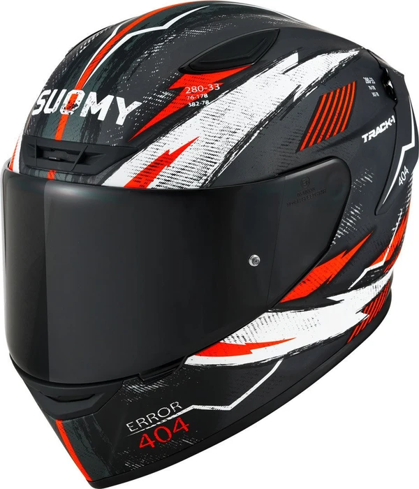 Suomy Track-1 404 matt grau/rot/weiß