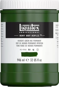 Liquitex Professional Heavy Body Acrylic hooker's green hue permanent, 946ml