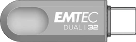 Emtec D280 32GB, USB-A + USB-C, USB 3.2 Gen 1×1