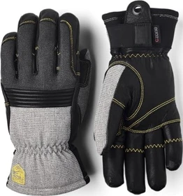 Hestra Couloir Skihandschuhe light grey/black
