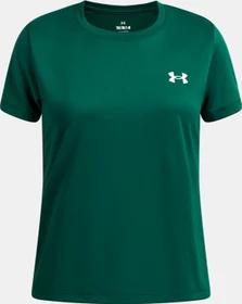 Under Armour Tech Funktionsshirt kurzarm campus ivy/white (Junior)
