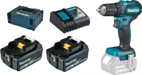 Makita DDF483RTJ Akku-Bohrschrauber inkl. MAKPAC + 2 Akkus 5.0Ah