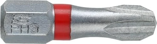 KS Tools TORSIONpower Kreuzschlitz Bit 1/4", PH3x25mm, 1 Stück