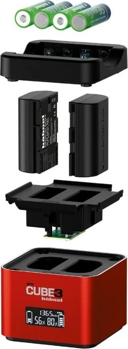 Hähnel ProCube 3 Doppelladegerät für Canon