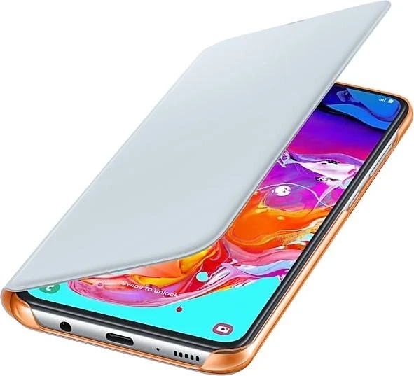 Samsung Wallet Cover für Galaxy A70 weiß