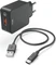 Hama Ladeset USB-C QC 3.0 + USB-C-Kabel 1.5m schwarz Vorschaubild
