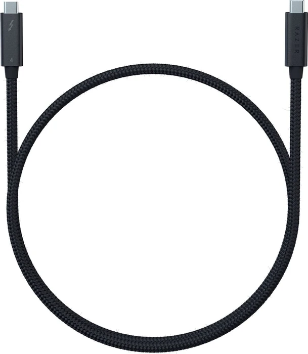 Razer Thunderbolt 4 Kabel, 100W, schwarz, sleeved, 0.8m (verschiedene Markenbezeichnungen)