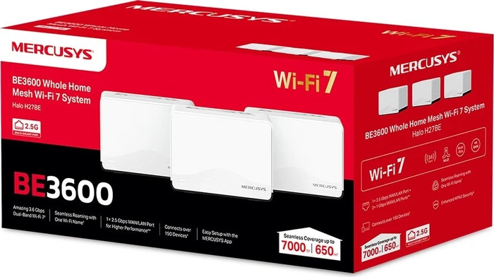 Mercusys Halo H27BE, BE3600, 3er-Pack