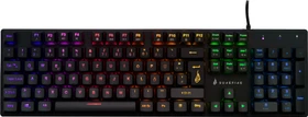 Verbatim SureFire KingPin M2 Gaming Keyboard, LEDs RGB, RED Switches, schwarz, USB, DE (48718)