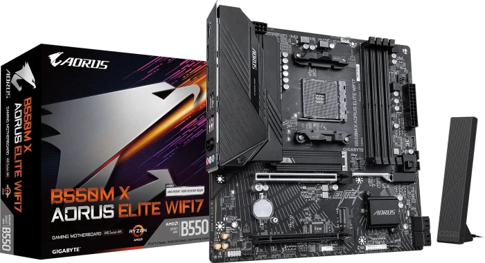 GIGABYTE B550M X AORUS Elite WIFI7 (AMD AM4)